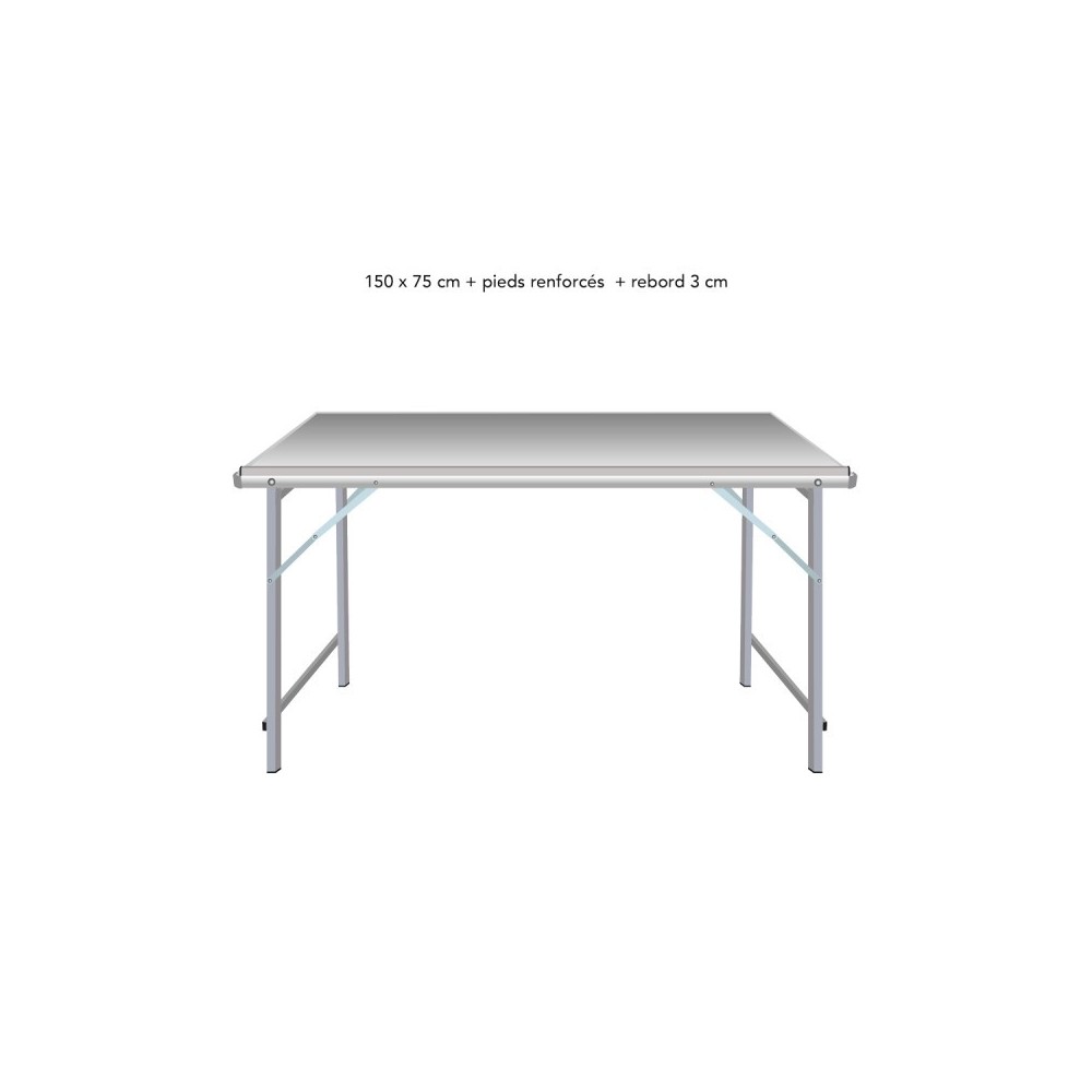 Table droite déclinable – Table de marché primeur | Matériel Forain