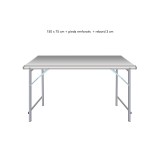 Table droite déclinable – Table de marché primeur | Matériel Forain