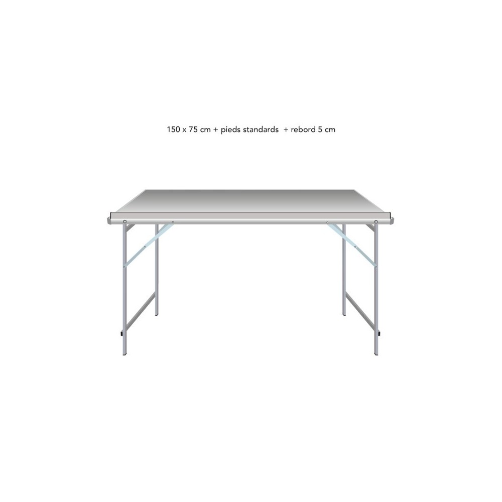 Table droite déclinable – Table de marché primeur | Matériel Forain