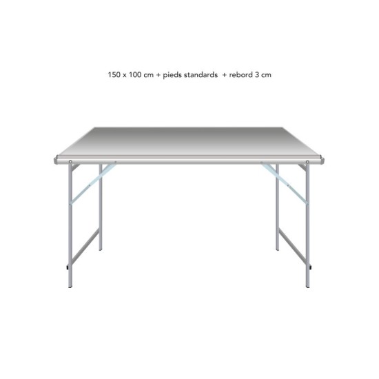Table droite déclinable – Table de marché primeur | Matériel Forain