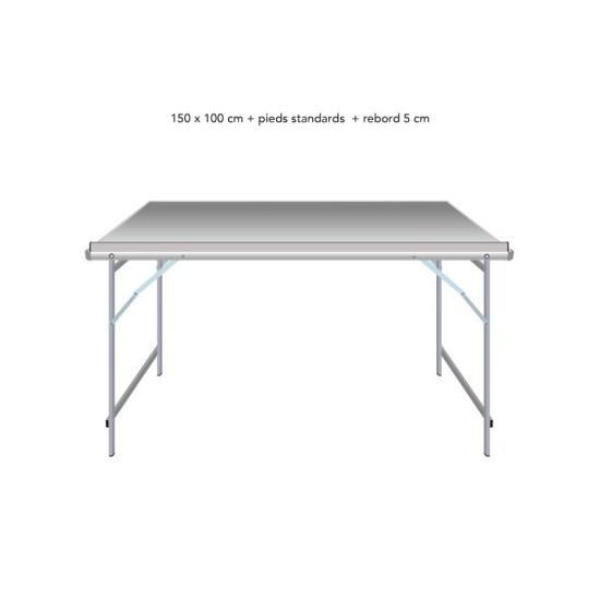 Table droite déclinable – Table de marché primeur | Matériel Forain