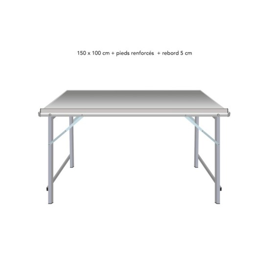 Table droite déclinable – Table de marché primeur | Matériel Forain