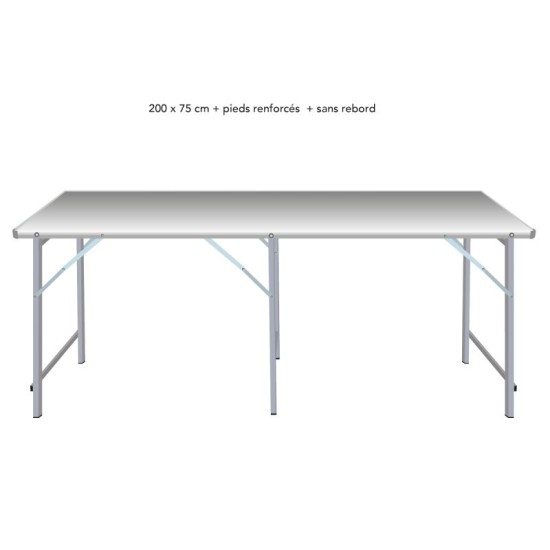 Table droite déclinable – Table de marché primeur | Matériel Forain