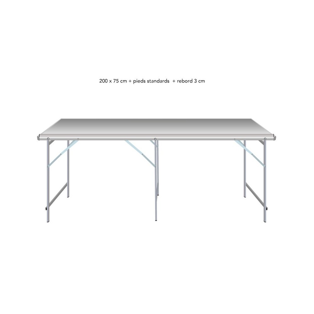 Table droite déclinable – Table de marché primeur | Matériel Forain