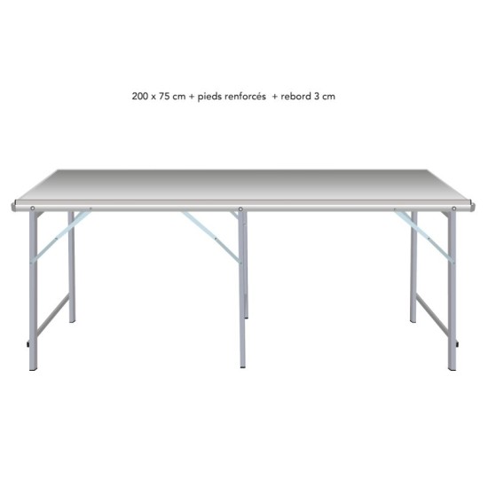 Table droite déclinable – Table de marché primeur | Matériel Forain