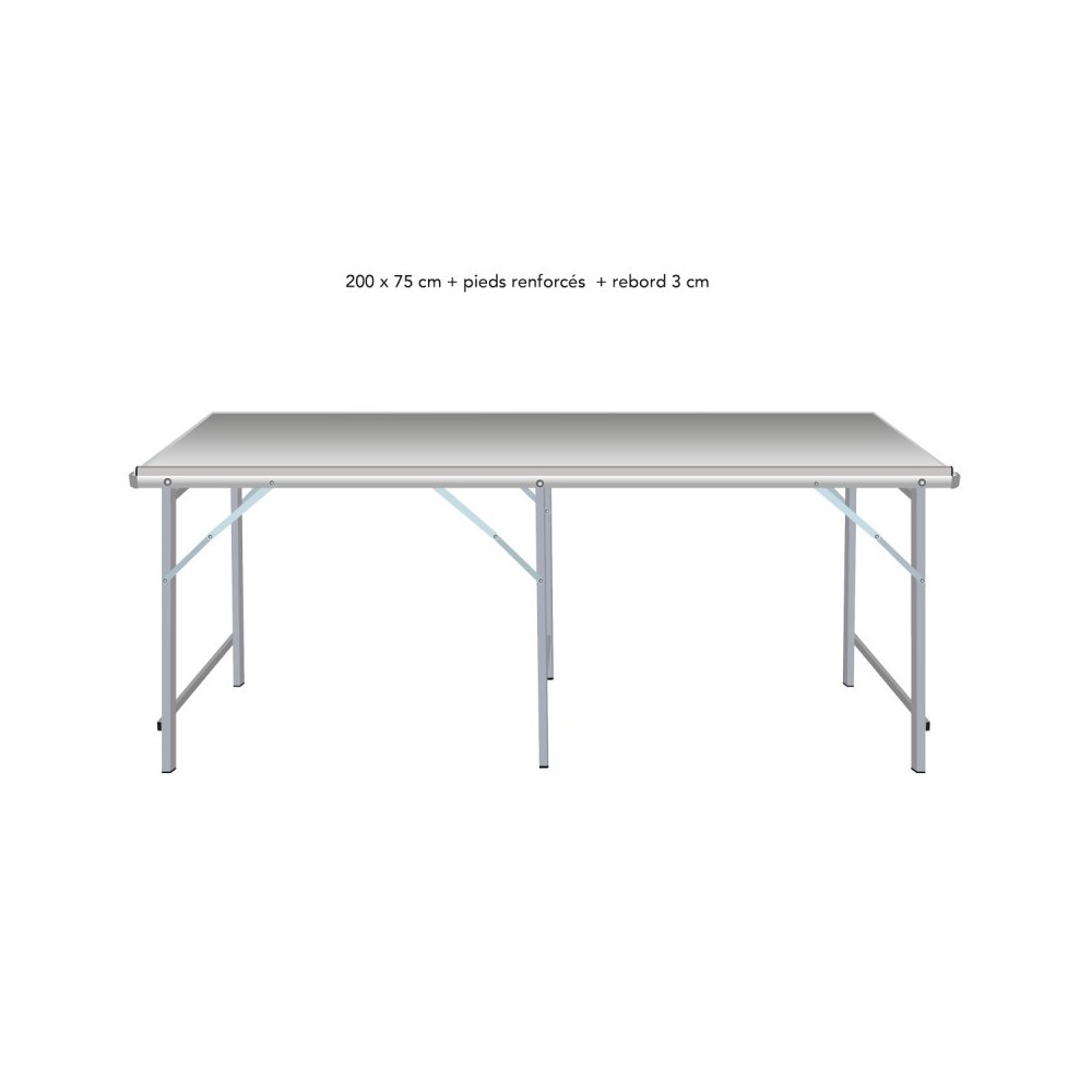 Table droite déclinable – Table de marché primeur | Matériel Forain
