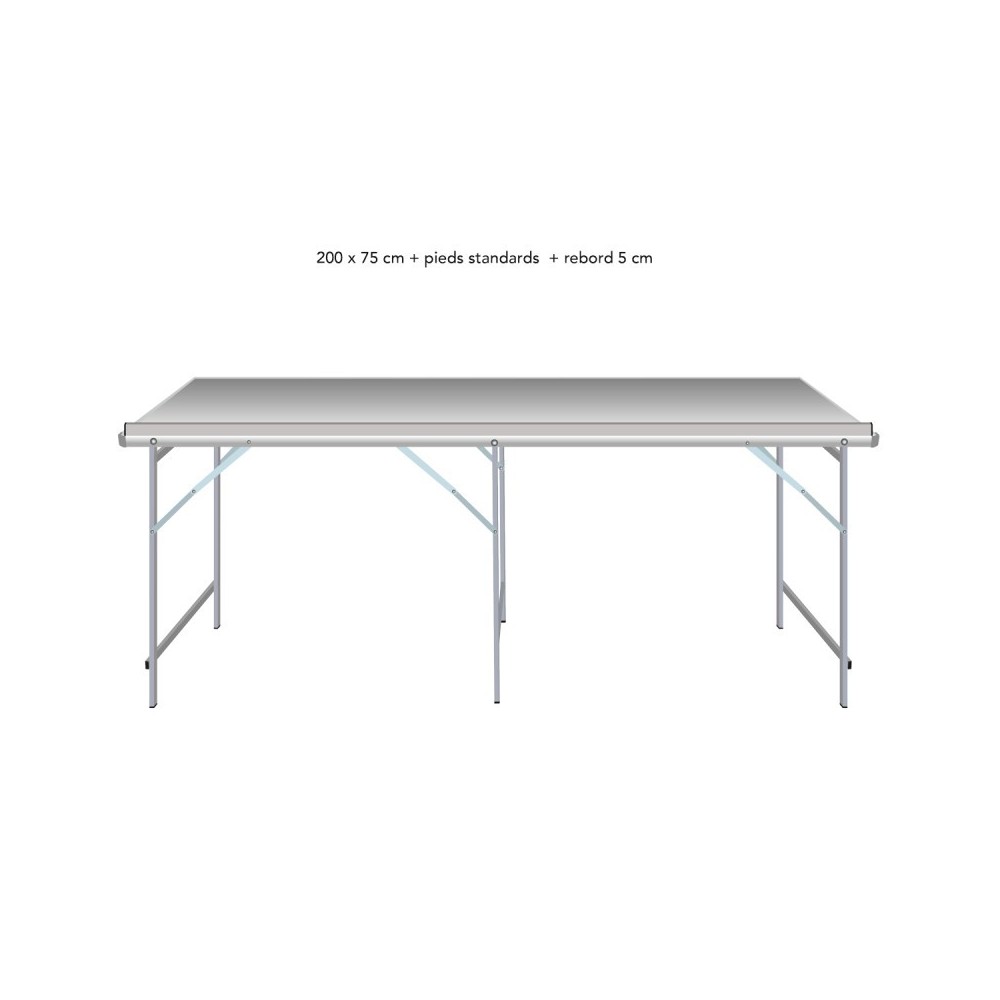 Table droite déclinable – Table de marché primeur | Matériel Forain