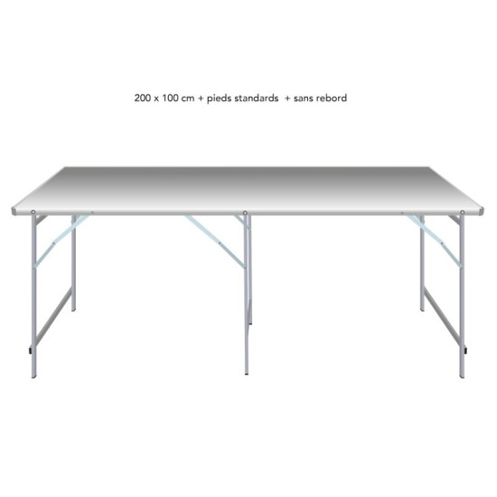 Table droite déclinable – Table de marché primeur | Matériel Forain