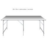 Table droite déclinable – Table de marché primeur | Matériel Forain
