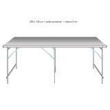 Table droite déclinable – Table de marché primeur | Matériel Forain