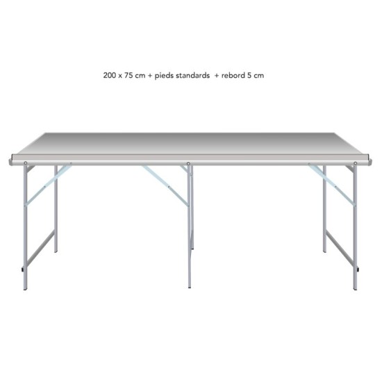 Table droite déclinable – Table de marché primeur | Matériel Forain