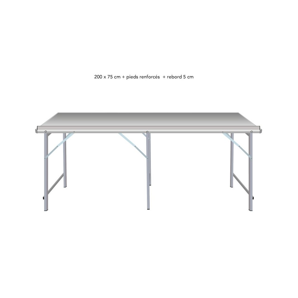 Table droite déclinable – Table de marché primeur | Matériel Forain