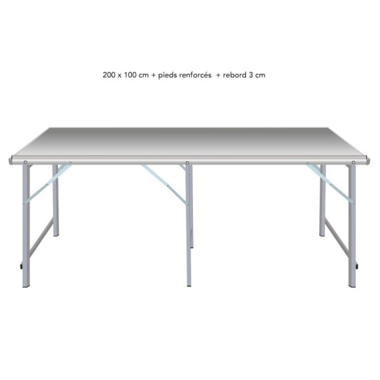Table droite déclinable – Table de marché primeur | Matériel Forain