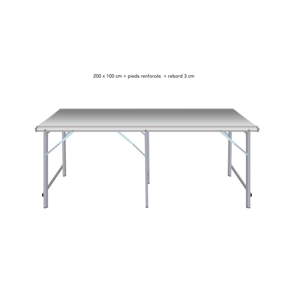 Table droite déclinable – Table de marché primeur | Matériel Forain
