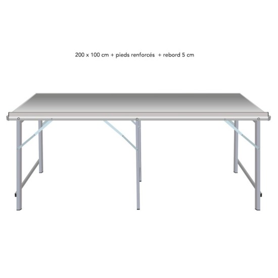 Table droite déclinable – Table de marché primeur | Matériel Forain