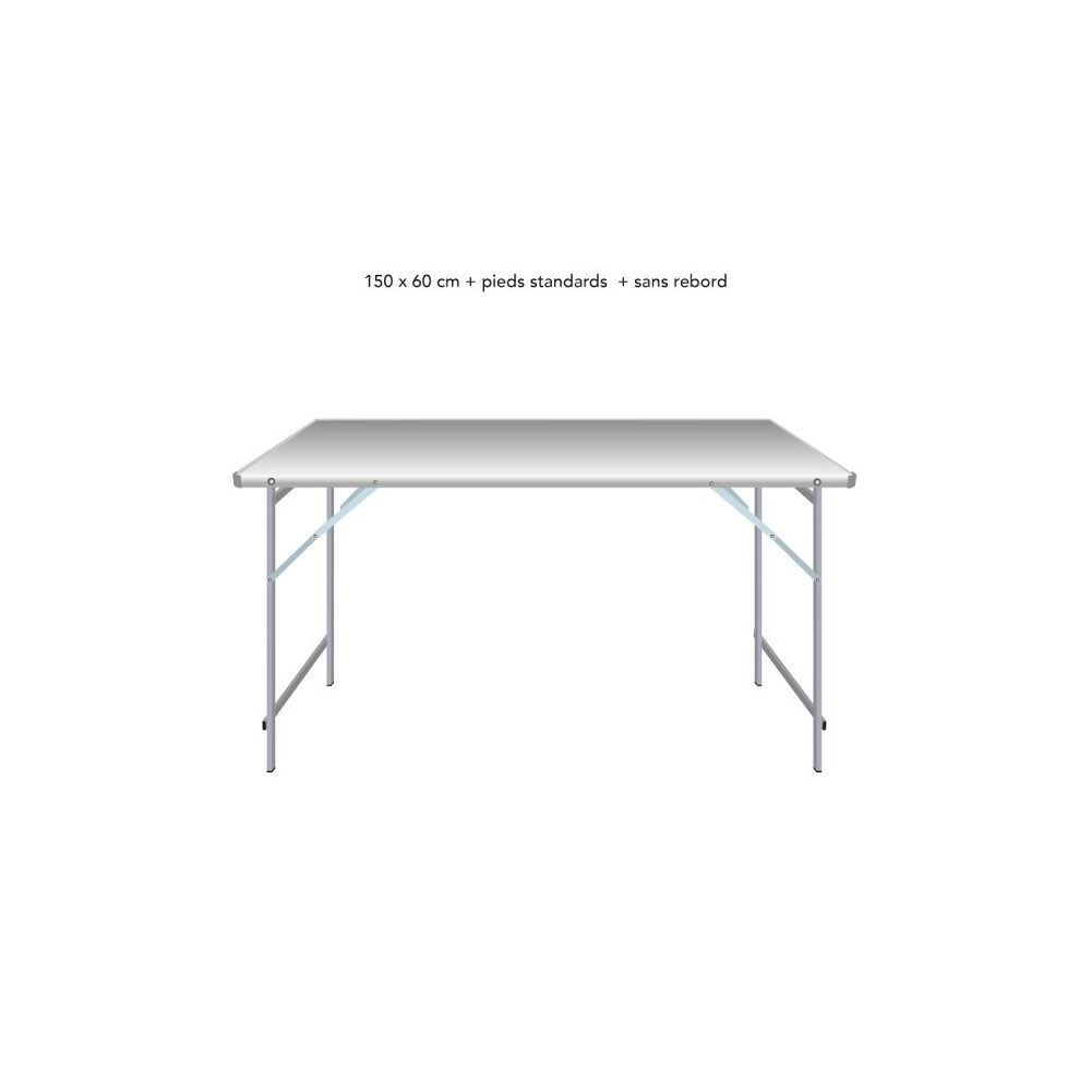 Table droite déclinable – Table de marché primeur | Matériel Forain