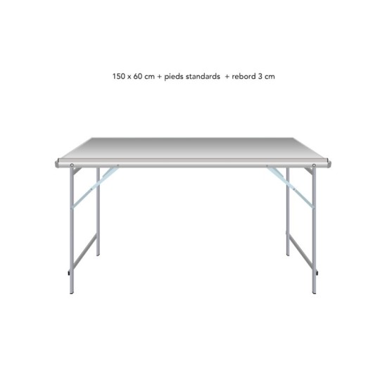 Table droite déclinable – Table de marché primeur | Matériel Forain