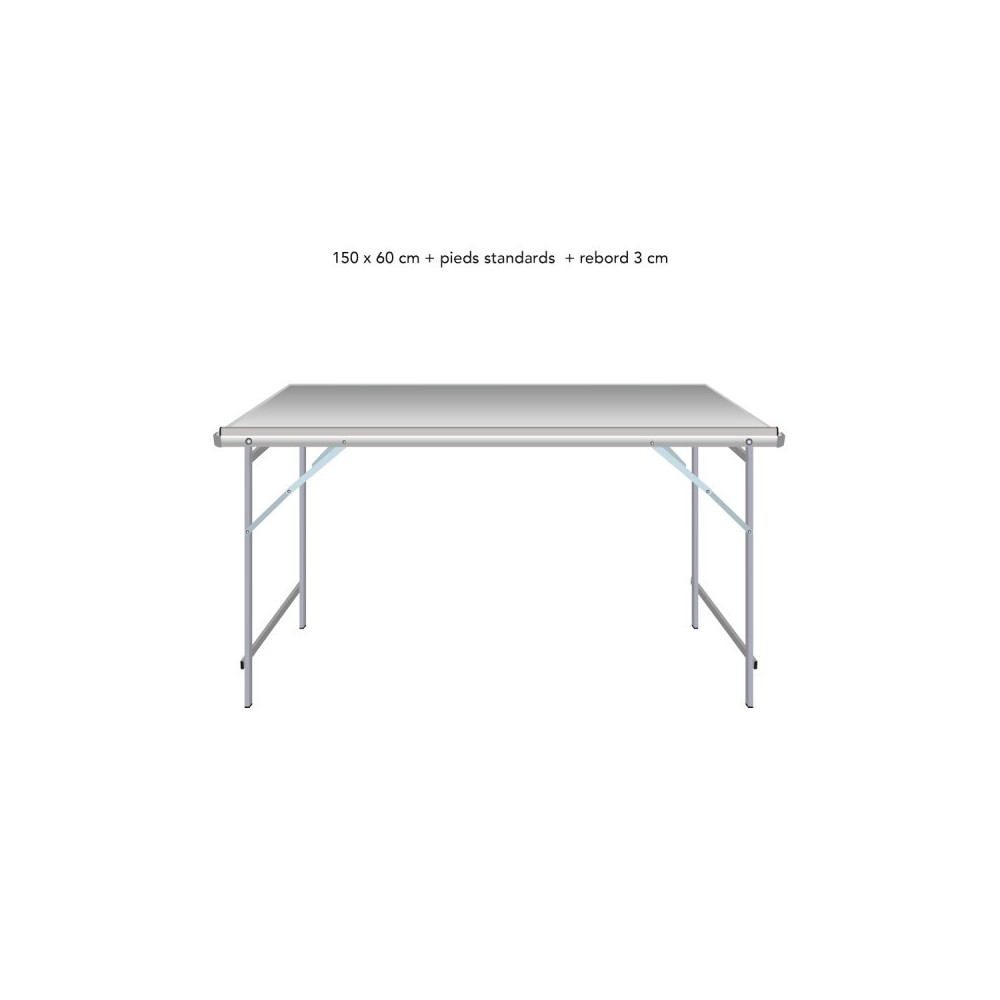 Table droite déclinable – Table de marché primeur | Matériel Forain