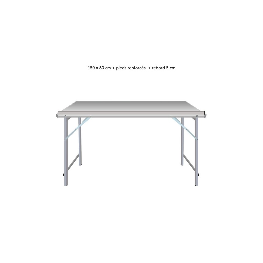 Table droite déclinable – Table de marché primeur | Matériel Forain