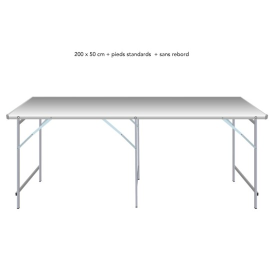 Table droite déclinable – Table de marché primeur | Matériel Forain