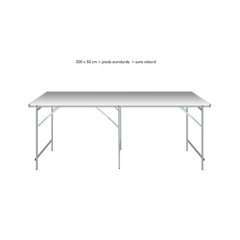 Table droite déclinable – Table de marché primeur | Matériel Forain