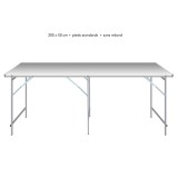 Table droite déclinable – Table de marché primeur | Matériel Forain