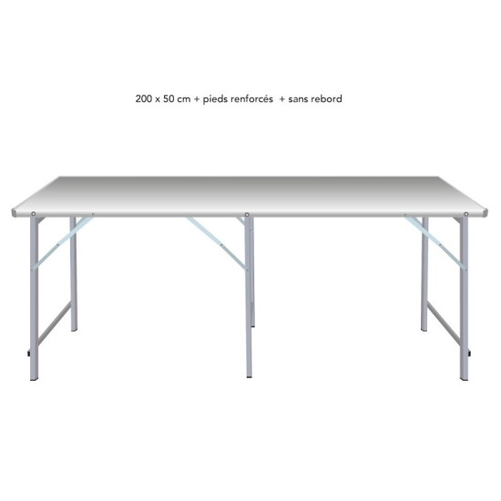 Table droite déclinable – Table de marché primeur | Matériel Forain