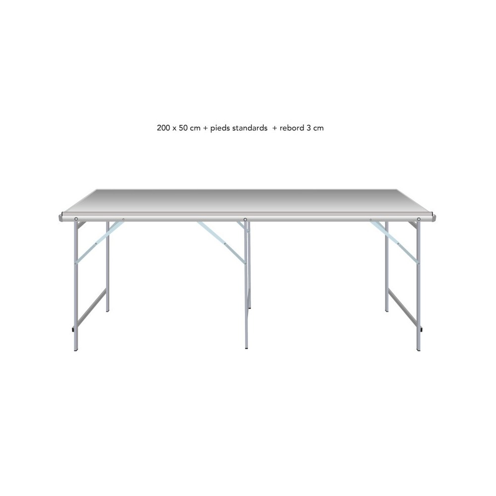 Table droite déclinable – Table de marché primeur | Matériel Forain