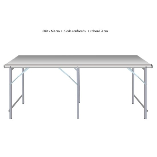 Table droite déclinable – Table de marché primeur | Matériel Forain