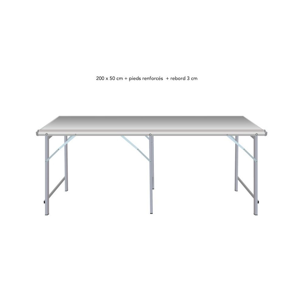 Table droite déclinable – Table de marché primeur | Matériel Forain
