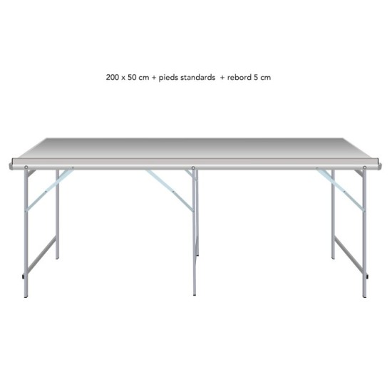 Table droite déclinable – Table de marché primeur | Matériel Forain