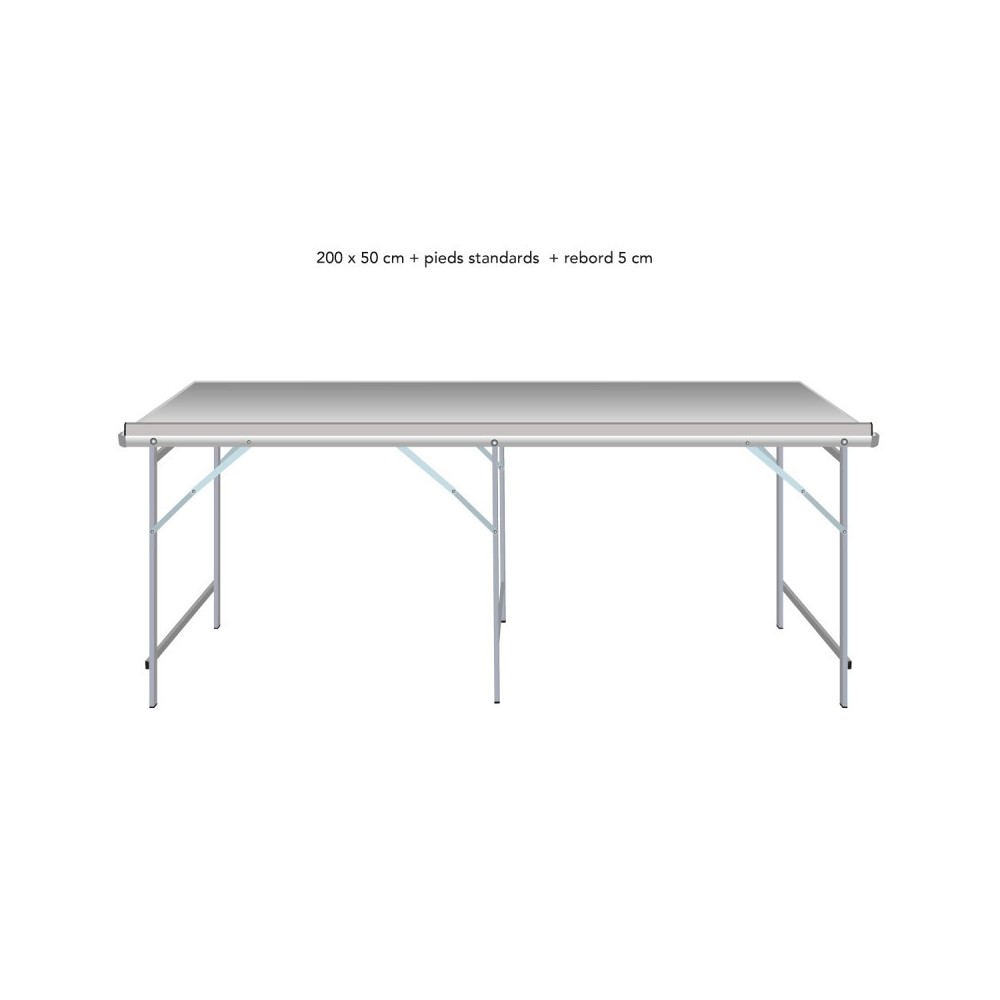 Table droite déclinable – Table de marché primeur | Matériel Forain