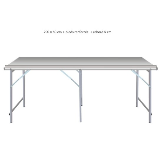 Table droite déclinable – Table de marché primeur | Matériel Forain