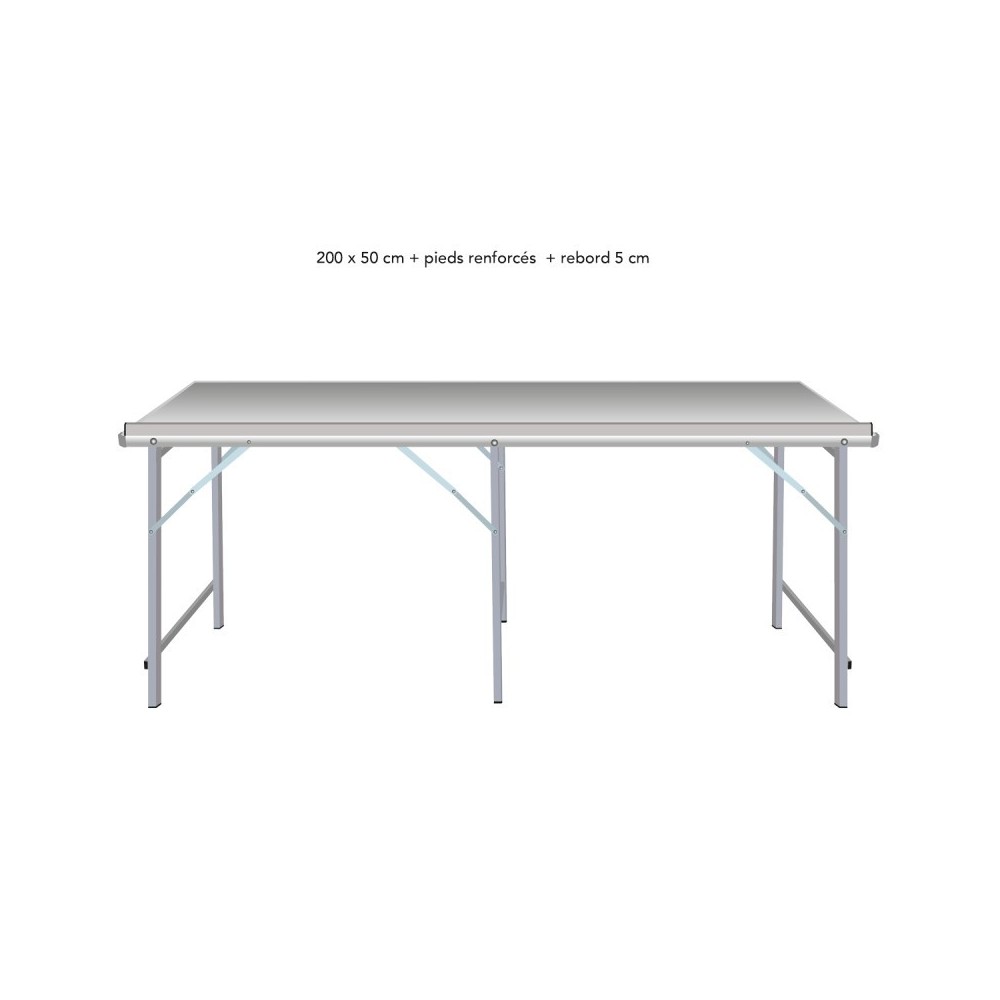 Table droite déclinable – Table de marché primeur | Matériel Forain