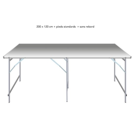 Table droite déclinable – Table de marché primeur | Matériel Forain