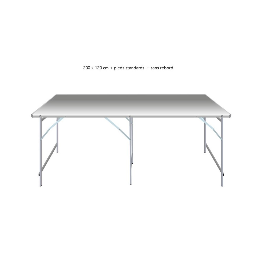 Table droite déclinable – Table de marché primeur | Matériel Forain