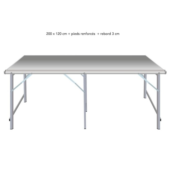 Table droite déclinable – Table de marché primeur | Matériel Forain