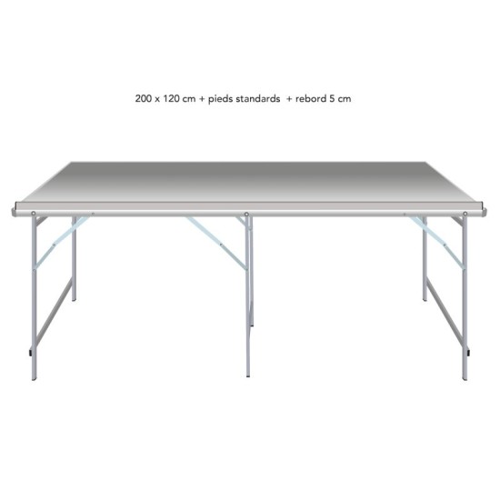 Table droite déclinable – Table de marché primeur | Matériel Forain