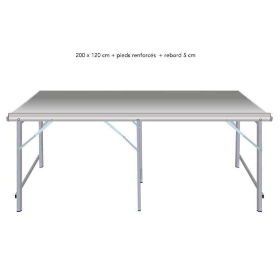Table droite déclinable – Table de marché primeur | Matériel Forain