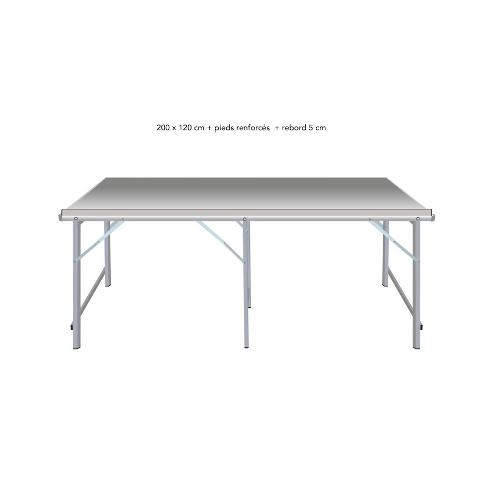 Table droite déclinable – Table de marché primeur | Matériel Forain