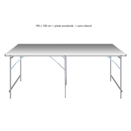 Table droite déclinable – Table de marché primeur | Matériel Forain