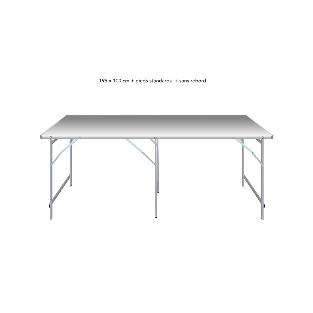 Table droite déclinable – Table de marché primeur | Matériel Forain