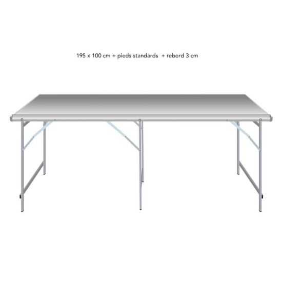 Table droite déclinable – Table de marché primeur | Matériel Forain