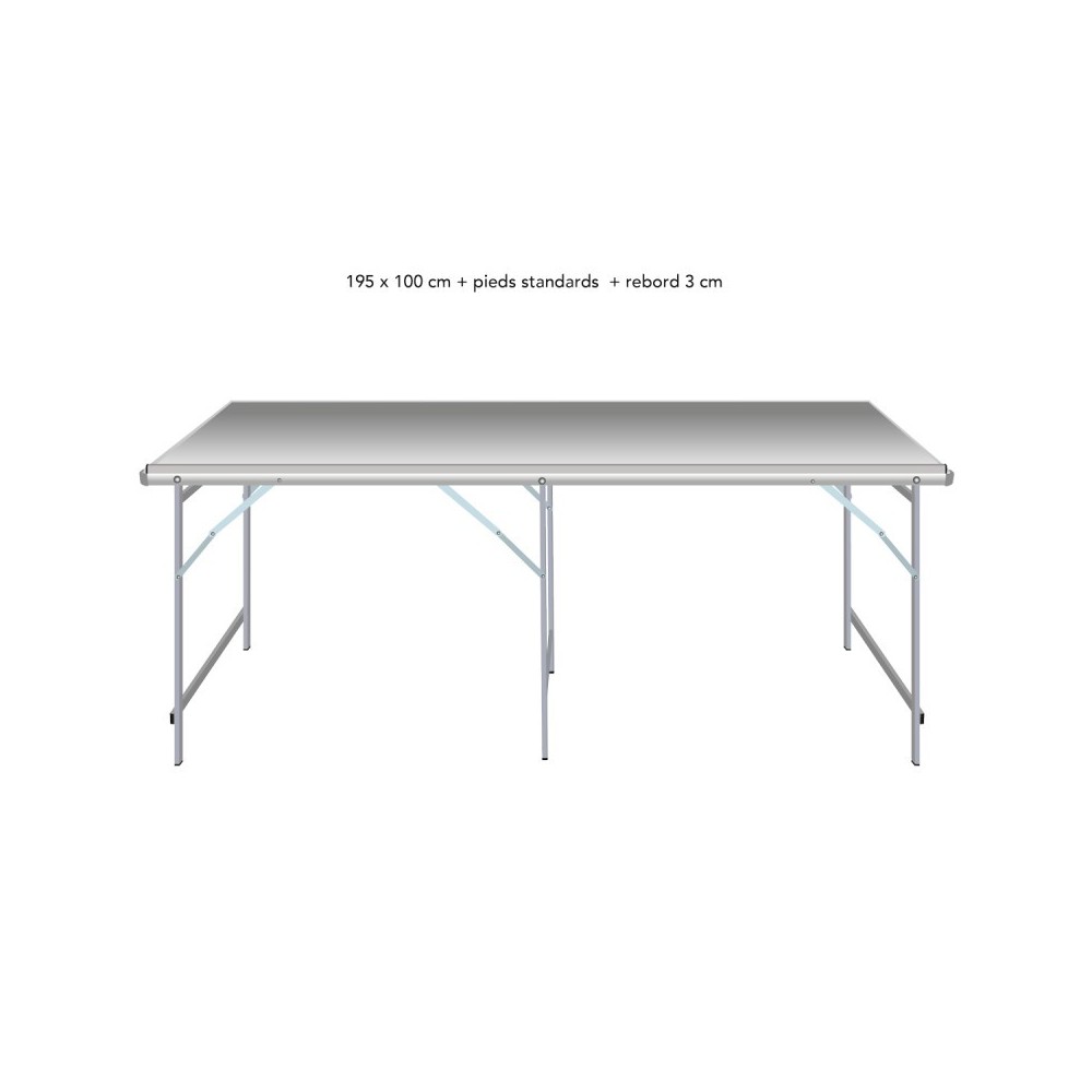 Table droite déclinable – Table de marché primeur | Matériel Forain