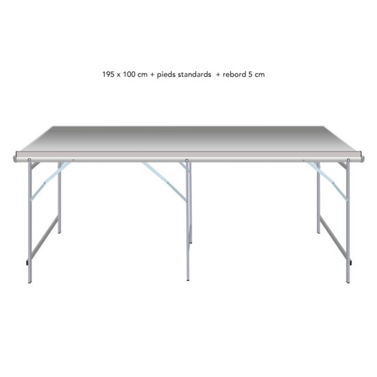 Table droite déclinable – Table de marché primeur | Matériel Forain