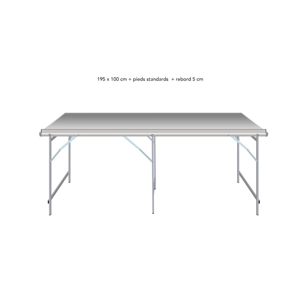 Table droite déclinable – Table de marché primeur | Matériel Forain