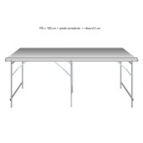 Table droite déclinable – Table de marché primeur | Matériel Forain