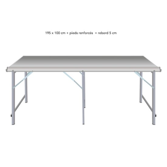 Table droite déclinable – Table de marché primeur | Matériel Forain