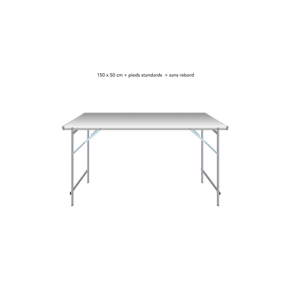 Table droite déclinable – Table de marché primeur | Matériel Forain