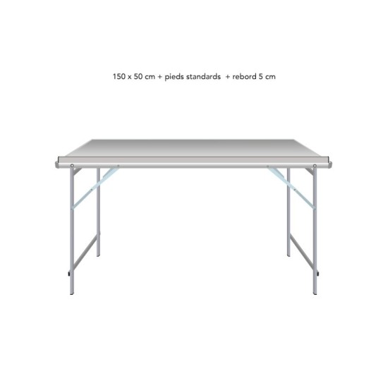 Table droite déclinable – Table de marché primeur | Matériel Forain